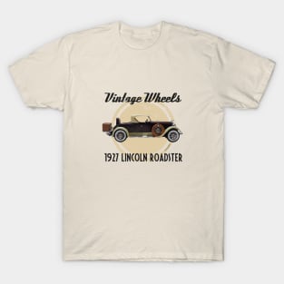 Vintage Wheels - Lincoln Roadster T-Shirt